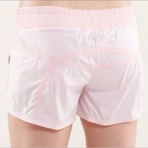 Lululemon Pink Tracker Shorts Sz 8
